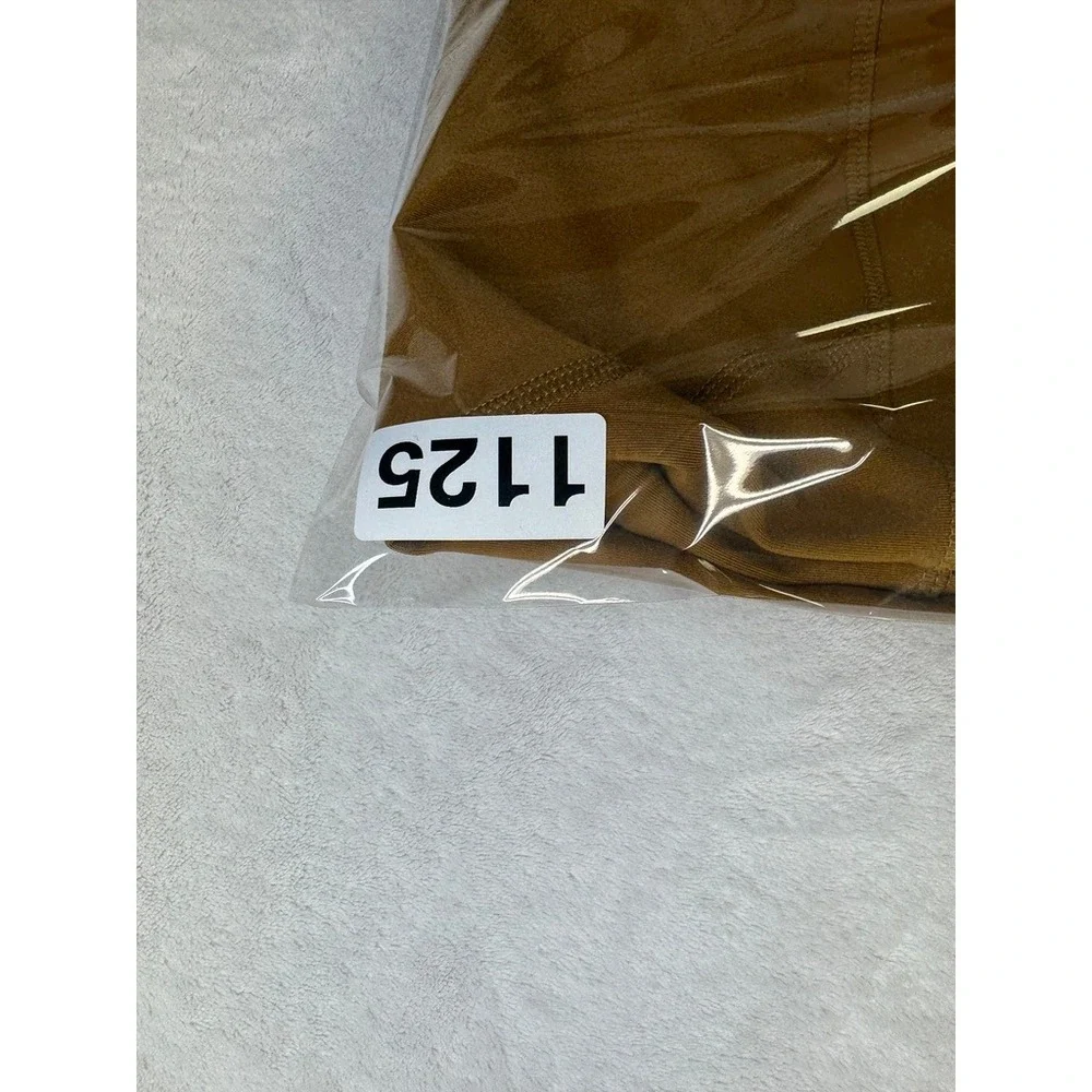 Girlfriend Collective Bike Shorts Womens S‎ Ochre Mustard Good Condition